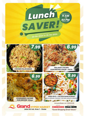 Lunch Saver - Grand Hypermarket Jebel Ali