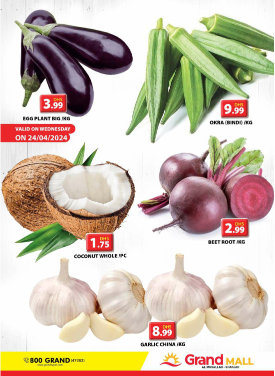 Veggie Wednesday - Grand Mall Sharjah