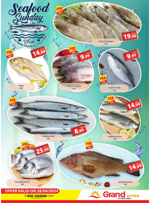 Seafood Sunday - Grand Hyper Al Khail Mall