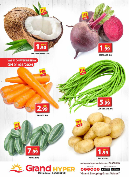 Veggie Wednesday - Grand Hyper Muhaisnah