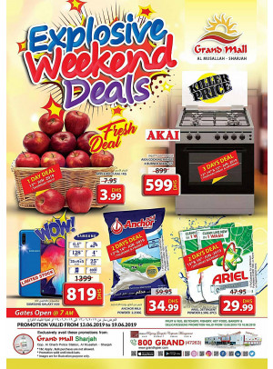 Explosive Weekend Deals - Grand Mall Sharjah