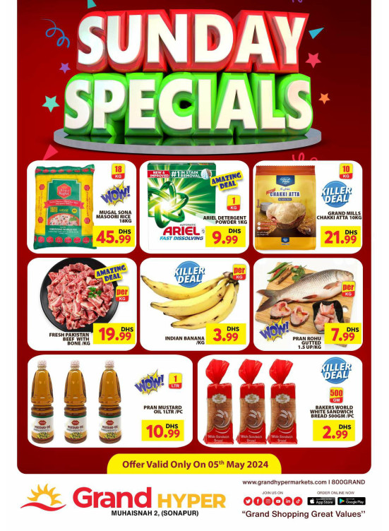 Surprise Deals - Grand Hyper Muhaisnah