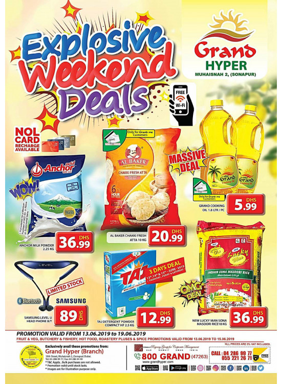 Explosive Weekend Deals - Grand Hyper Muhaisnah