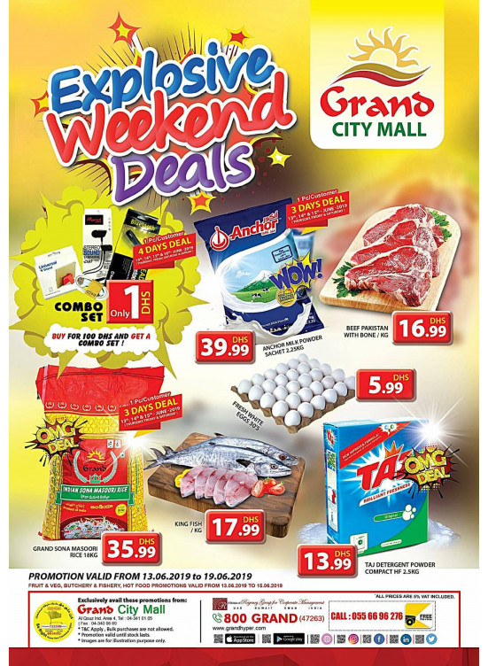 Explosive Weekend Deals - Grand City Mall