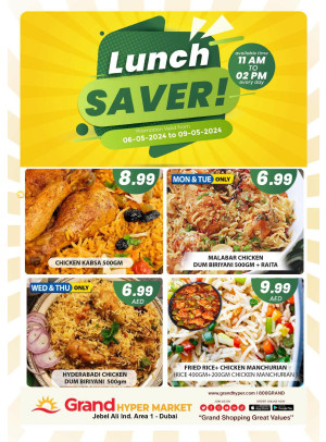 Lunch Saver - Grand Hypermarket Jebel Ali