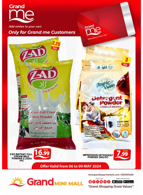 Grand Me Deals - Grand Mini Mall from Grand Hypermarket until 9th May ...