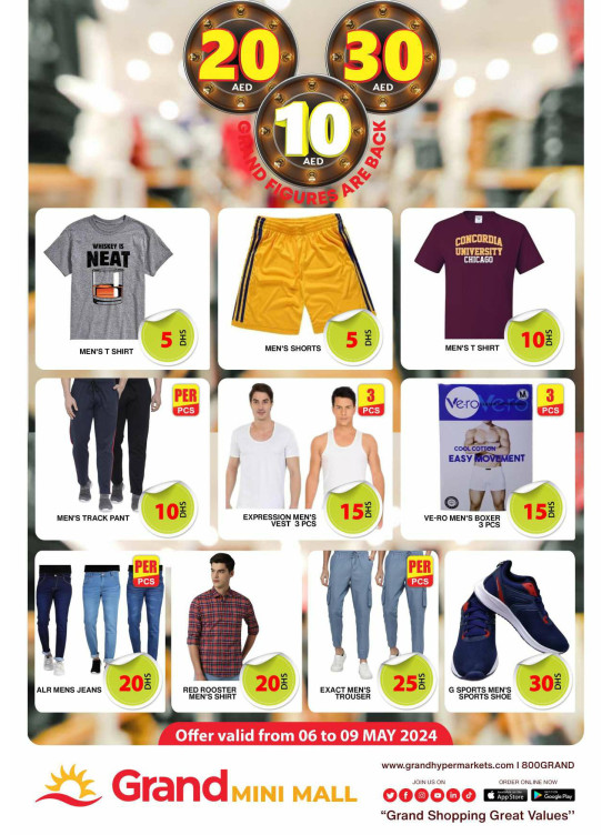 Below 30 AED Deals - Grand Mini Mall