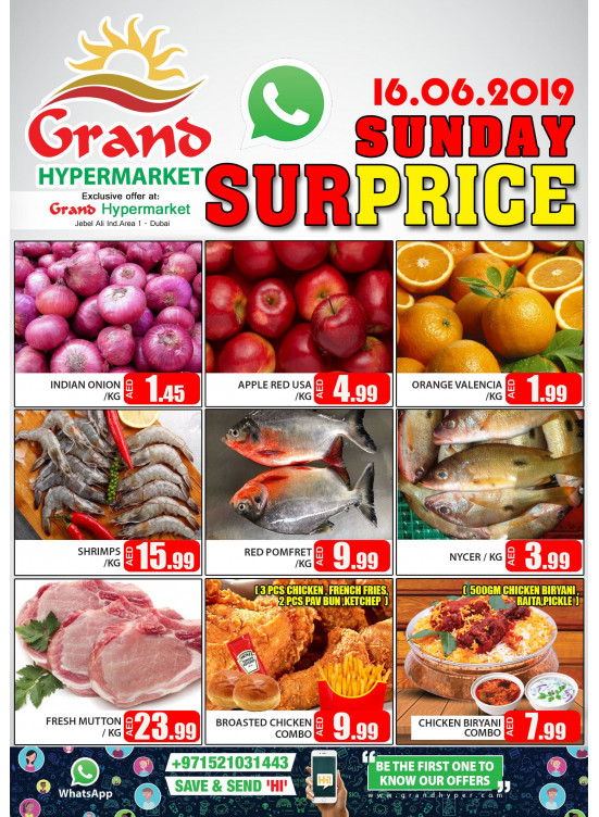 Sunday Surprise - Grand Hypermarket Jebel Ali
