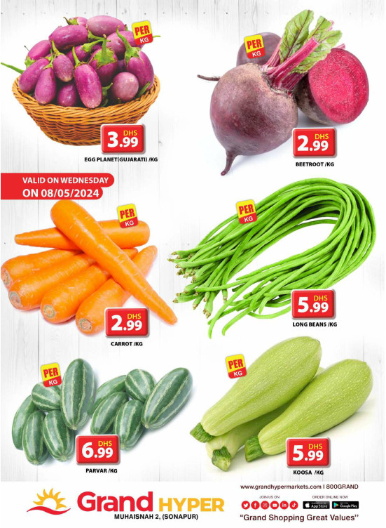 Veggie Wednesday - Grand Hyper Muhaisnah