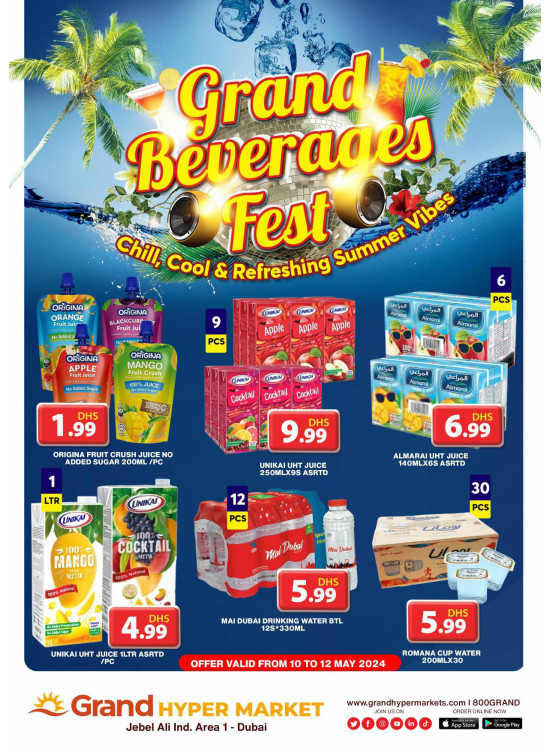 Grand Beverages Fest - Grand Hypermarket Jebel Ali