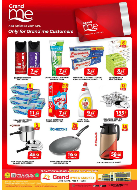 Grand Me Deals - Grand Hypermarket Jebel Ali
