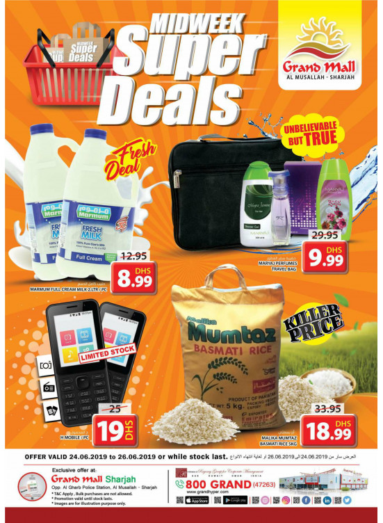 Midweek Super Deals - Grand Mall Sharjah