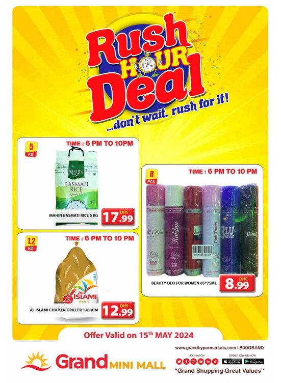 Rush Hour Deal - Grand Mini Mall