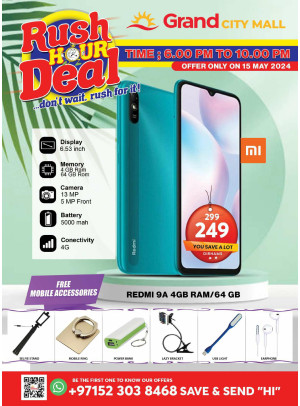 Rush Hour Deal - Grand City Mall