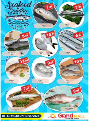 Seafood Sunday - Grand Mall Sharjah