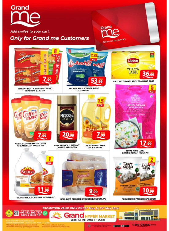 Grand Me Deals - Grand Hypermarket Jebel Ali