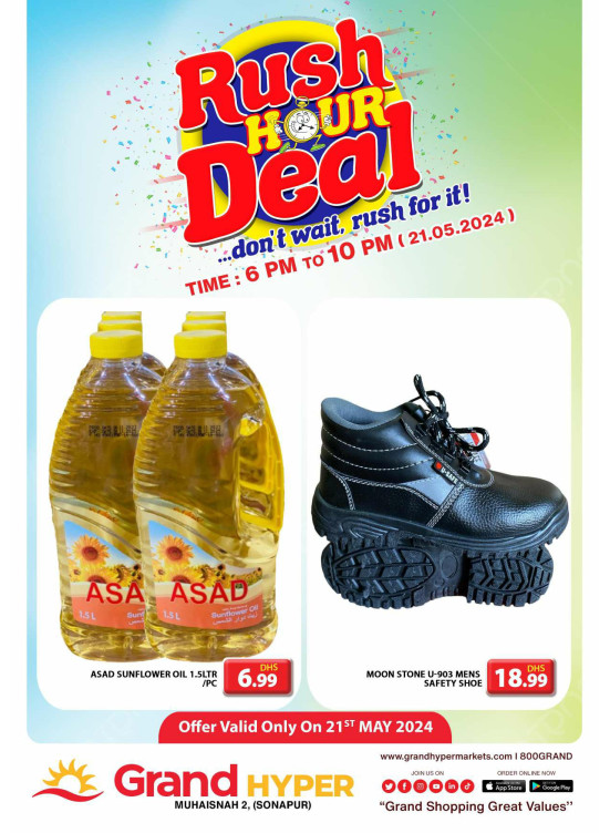 Rush Hour Deal - Grand Hyper Muhaisnah