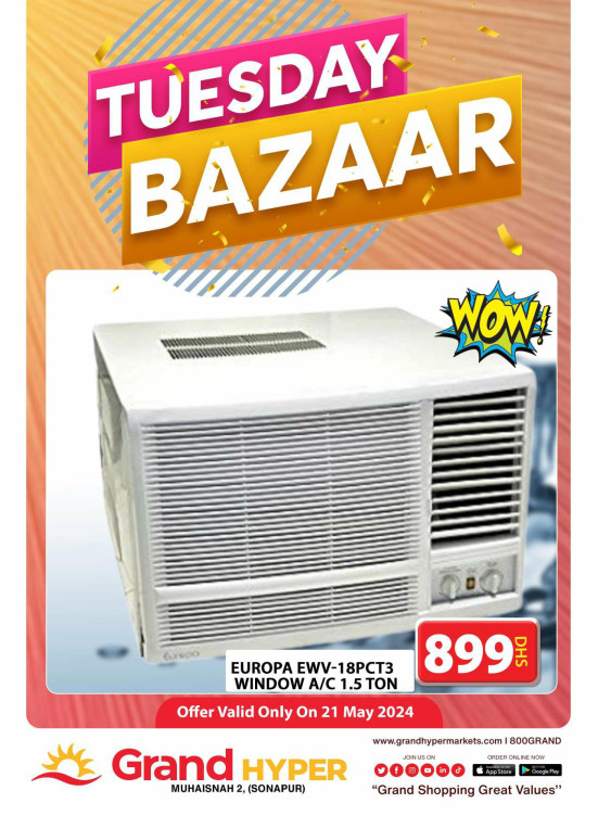 Tuesday Bazar - Grand Hyper Muhaisnah