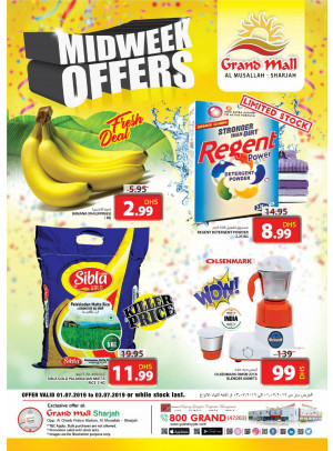 Midweek Offers - Grand Mall Sharjah