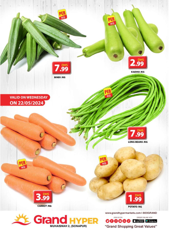Veggie Wednesday - Grand Hyper Muhaisnah