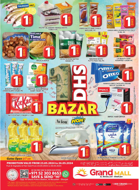 Weekend Deals - Grand Mall Sharjah
