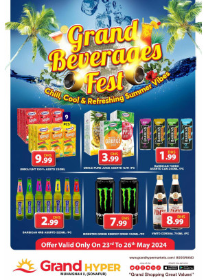 Grand Beverages Fest - Grand Hyper Muhaisnah