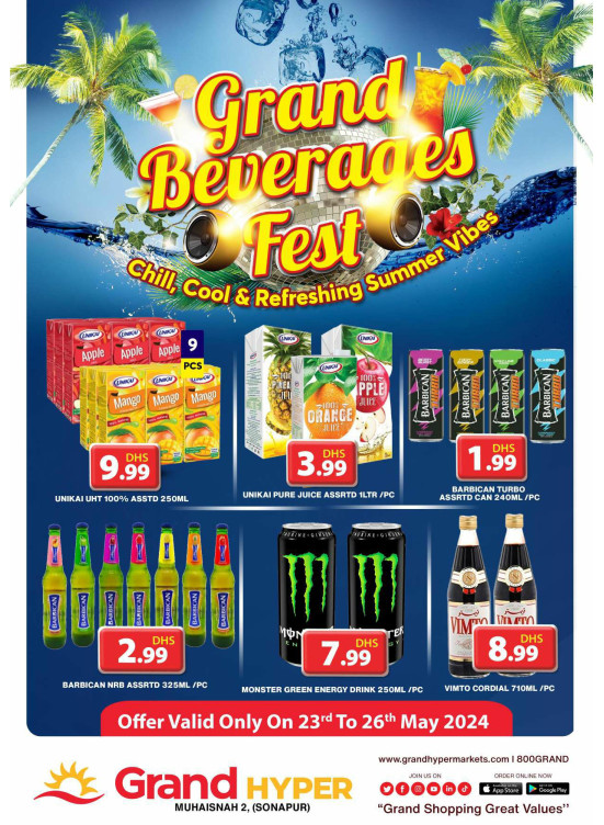 Grand Beverages Fest - Grand Hyper Muhaisnah