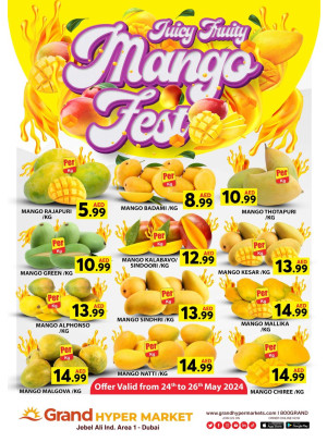 Mango Fest - Grand Hypermarket Jebel Ali