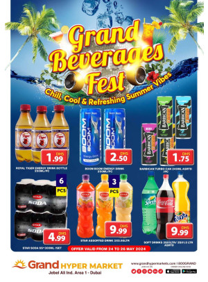 Grand Beverages Fest - Grand Hypermarket Jebel Ali