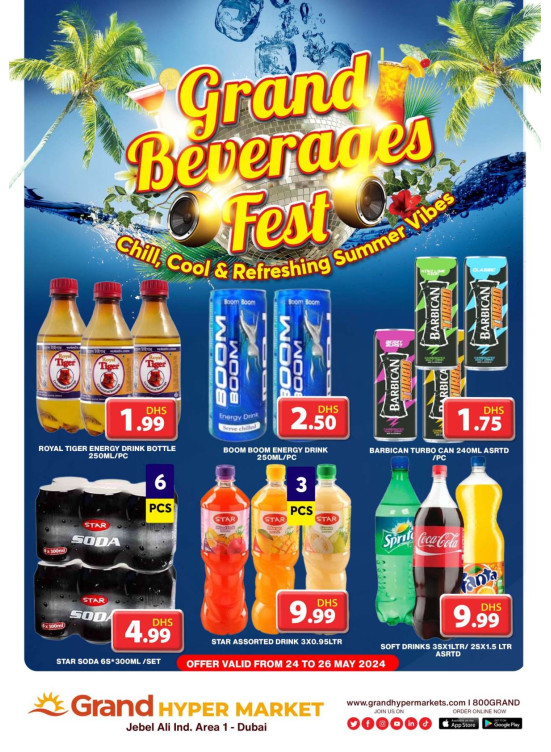 Grand Beverages Fest - Grand Hypermarket Jebel Ali