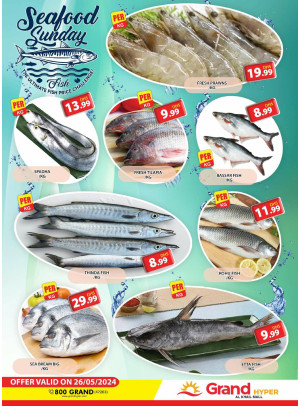 Seafood Sunday - Grand Hyper Al Khail Mall