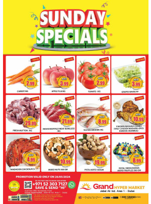 Sunday Blast - Grand Hypermarket Jebel Ali