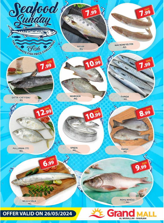 Seafood Sunday - Grand Mall Sharjah