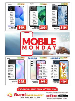 Mobile Monday - Grand Hypermarket Jebel Ali