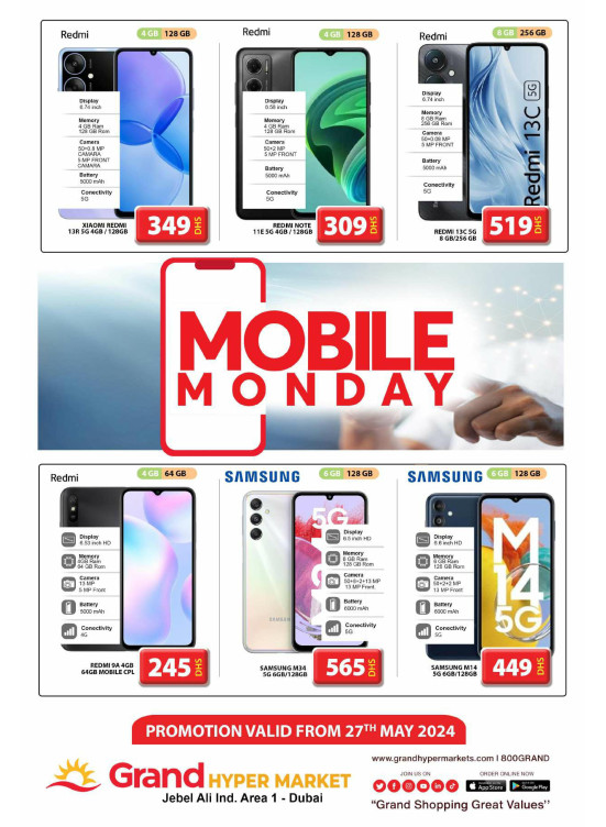 Mobile Monday - Grand Hypermarket Jebel Ali