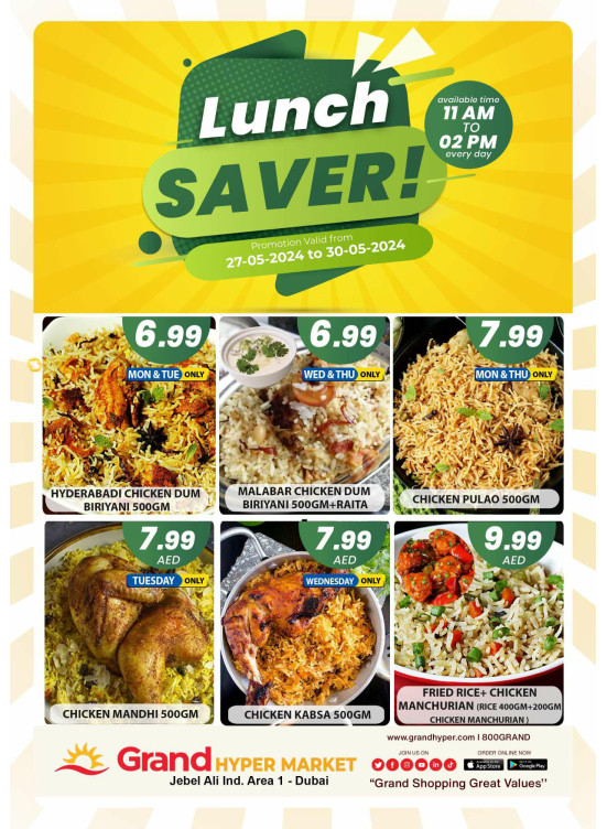 Lunch Saver - Grand Hypermarket Jebel Ali