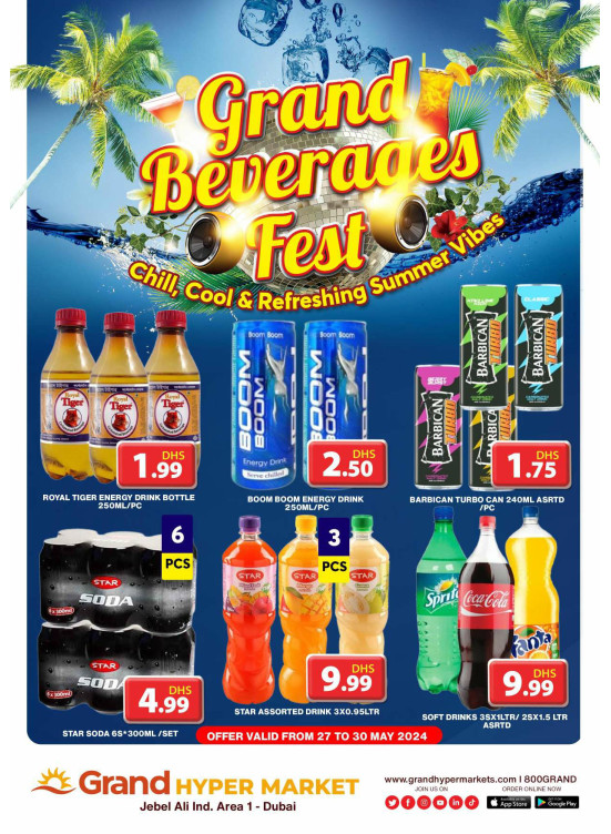 Grand Beverages Fest - Grand Hypermarket Jebel Ali