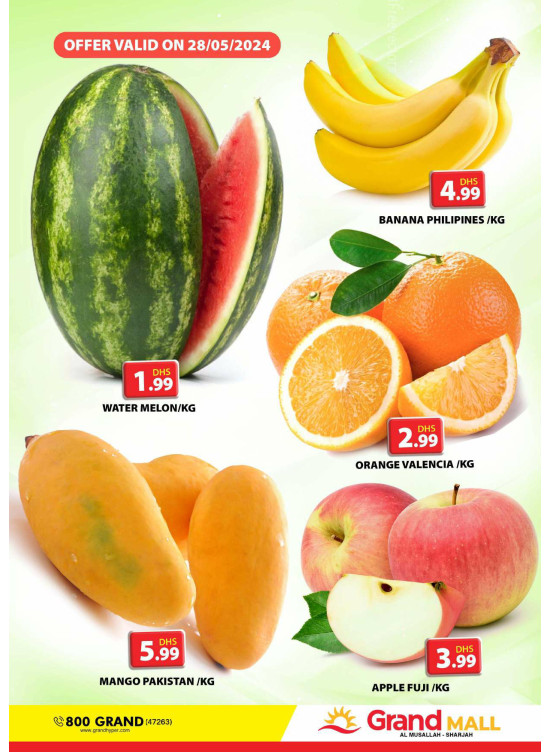 Fruitilicious Tuesday - Grand Mall Sharjah