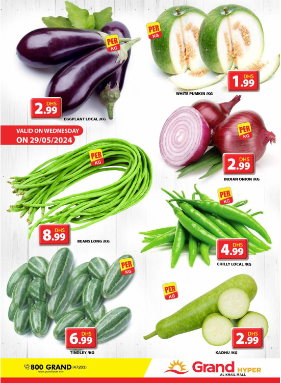 Veggie Wednesday - Grand Hyper Al khail Mall