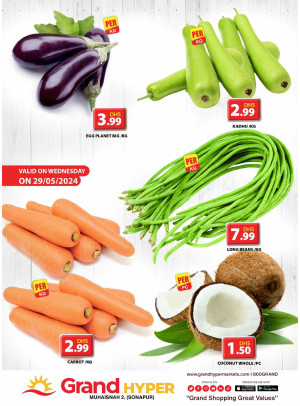 Veggie Wednesday - Grand Hyper Muhaisnah