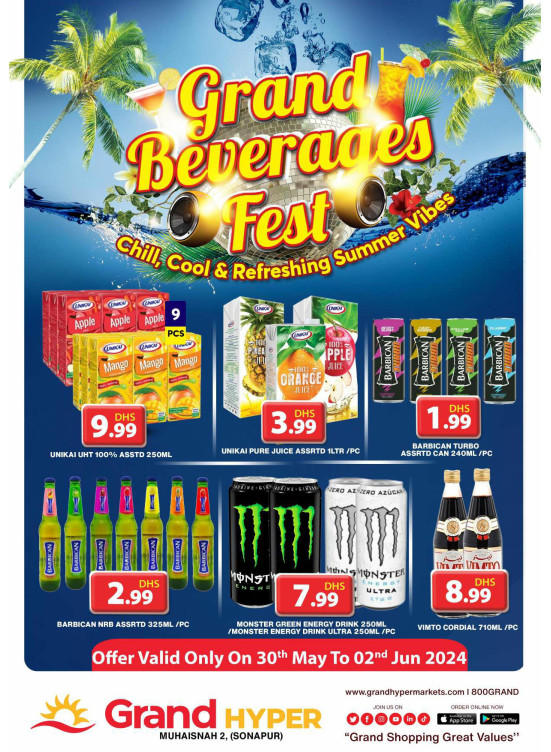 Grand Beverages Fest - Grand Hyper Muhaisnah