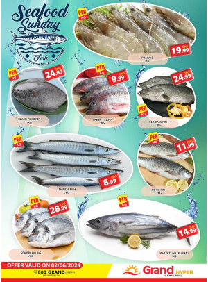 Seafood Sunday - Grand Hyper Al Khail Mall
