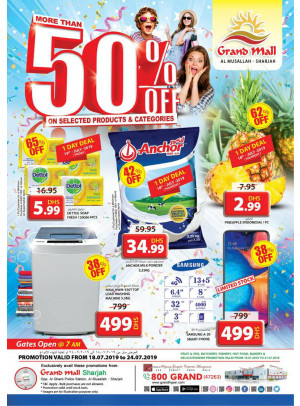 More Than 50% Off - Grand Mall Sharjah