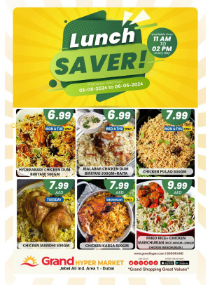 Lunch Saver - Grand Hypermarket Jebel Ali