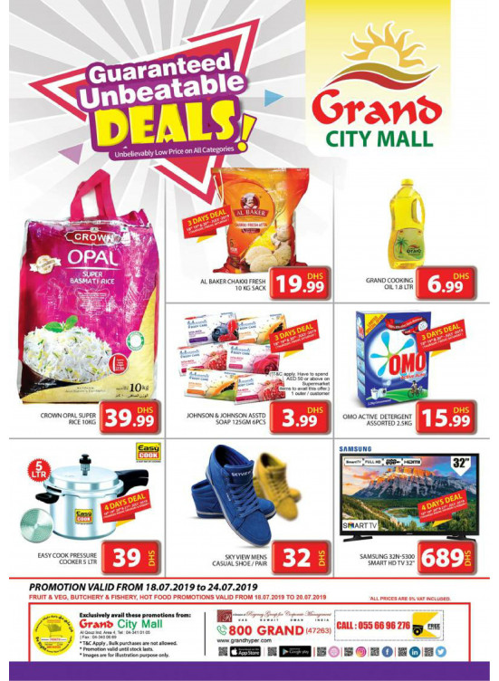 Unbeatable Deals - Grand City Mall