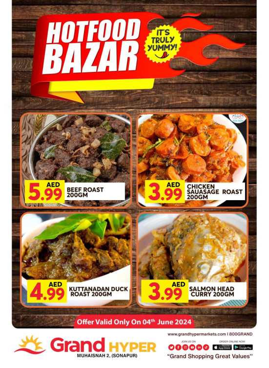 Hot Food Bazar - Grand Hyper Muhaisnah