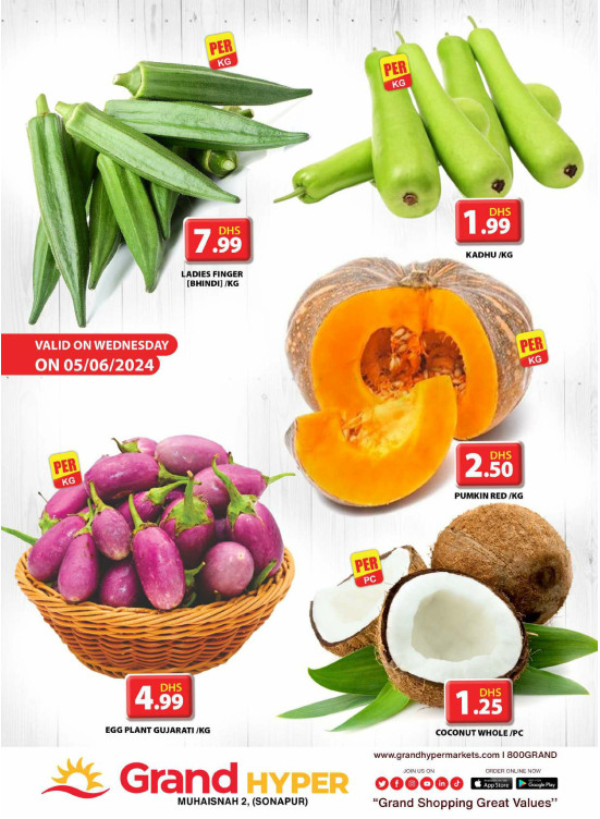 Veggie Wednesday - Grand Hyper Muhaisnah