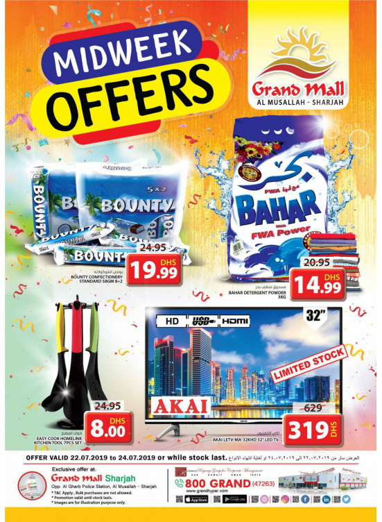 Midweek Offers - Grand Mall Sharjah