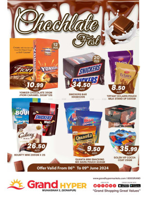 Chocolate Fest - Grand Hyper Muhaisnah