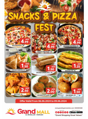 Snacks & Pizza Fest - Grand Mall Sharjah